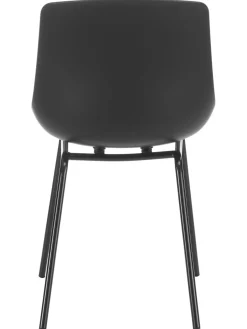 Sedia Con Gambe In Metallo Dave 2 Pz