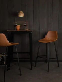 Sedia Da Bar In Similpelle Franky