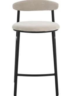 Sedia Da Bar In Velluto Doggi