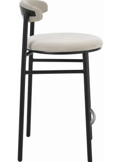 Sedia Da Bar In Velluto Doggi