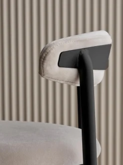 Sedia Da Bar In Velluto Doggi