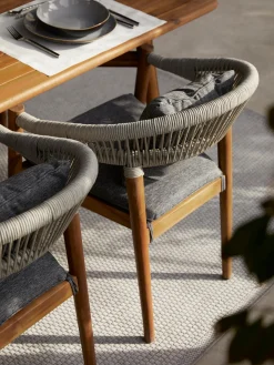 Sedia Da Giardino In Legno Di Acacia Malmo 2 Pz