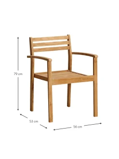 Sedia Da Giardino In Legno Di Teak Oxford