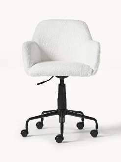 Sedia Da Scrivania In Boucle Lucie