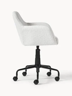 Sedia Da Scrivania In Boucle Lucie