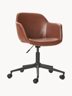 Sedia Da Scrivania In Similpelle Con Seduta Stretta Fiji