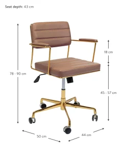 Sedia Da Scrivania In Similpelle Dottore