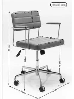 Sedia Da Scrivania In Similpelle Dottore