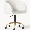 Sedia Da Scrivania In Teddy Emmie, Regolabile In Altezza