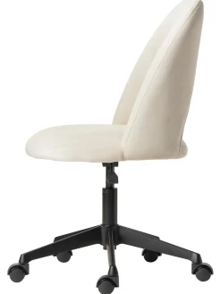 Sedia Da Scrivania In Velluto Rachel, Regolabile In Altezza