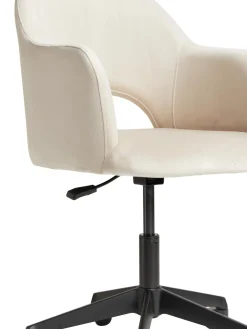 Sedia Da Scrivania In Velluto Rachel, Regolabile In Altezza