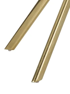 Sedia Girevole In Velluto Rosa Con Braccioli Lola