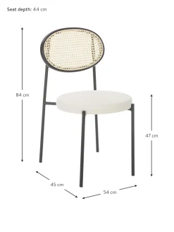 Sedia Imbottita Con Intreccio Viennese Remy 2 Pz