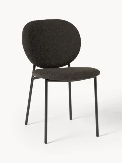 Sedia Imbottita In Boucle Ulrica 2 Pz