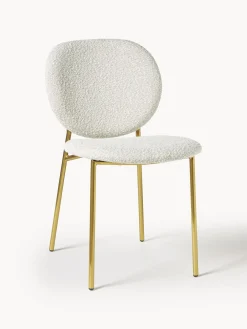 Sedia Imbottita In Boucle Ulrica 2 Pz