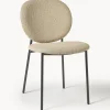 Sedia Imbottita In Boucle Ulrica 2 Pz
