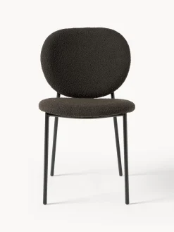 Sedia Imbottita In Boucle Ulrica 2 Pz