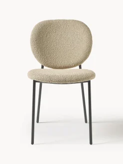 Sedia Imbottita In Boucle Ulrica 2 Pz