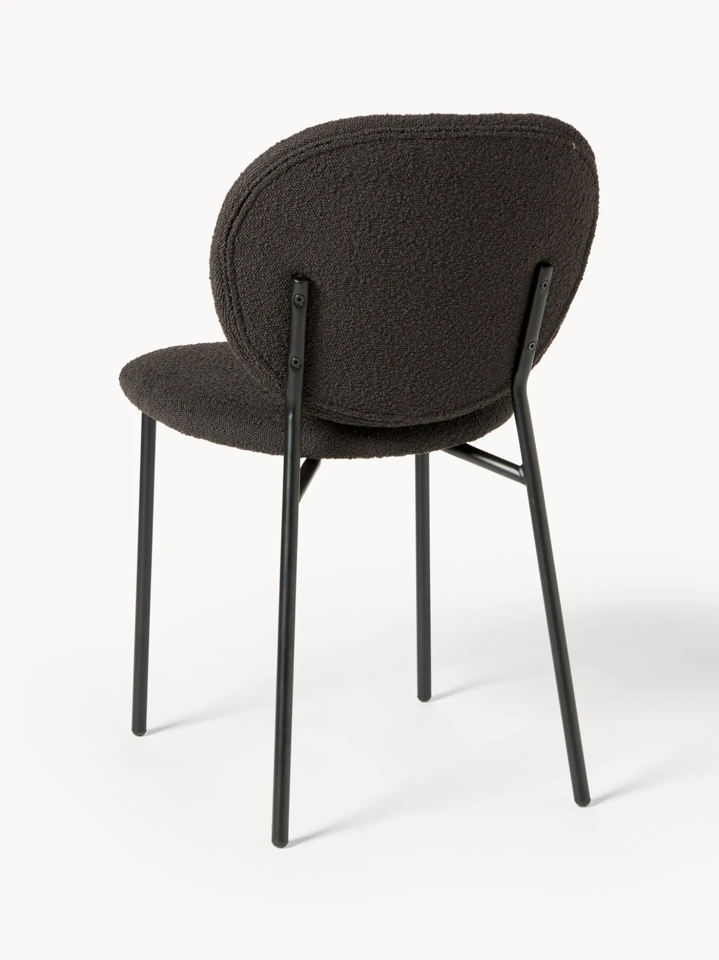 Sedia Imbottita In Boucle Ulrica 2 Pz