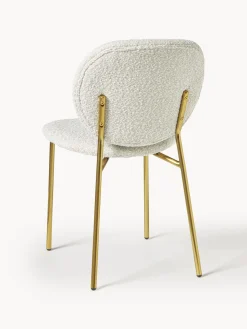 Sedia Imbottita In Boucle Ulrica 2 Pz