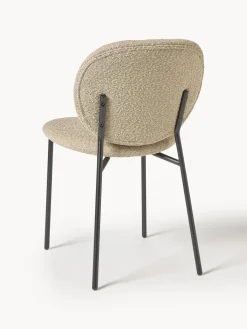 Sedia Imbottita In Boucle Ulrica 2 Pz