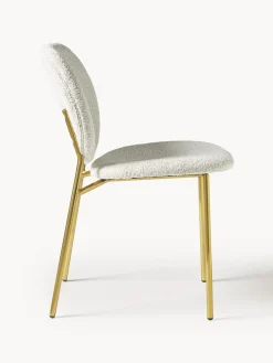 Sedia Imbottita In Boucle Ulrica 2 Pz