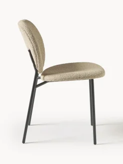 Sedia Imbottita In Boucle Ulrica 2 Pz