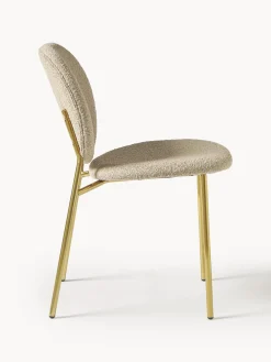 Sedia Imbottita In Boucle Ulrica 2 Pz