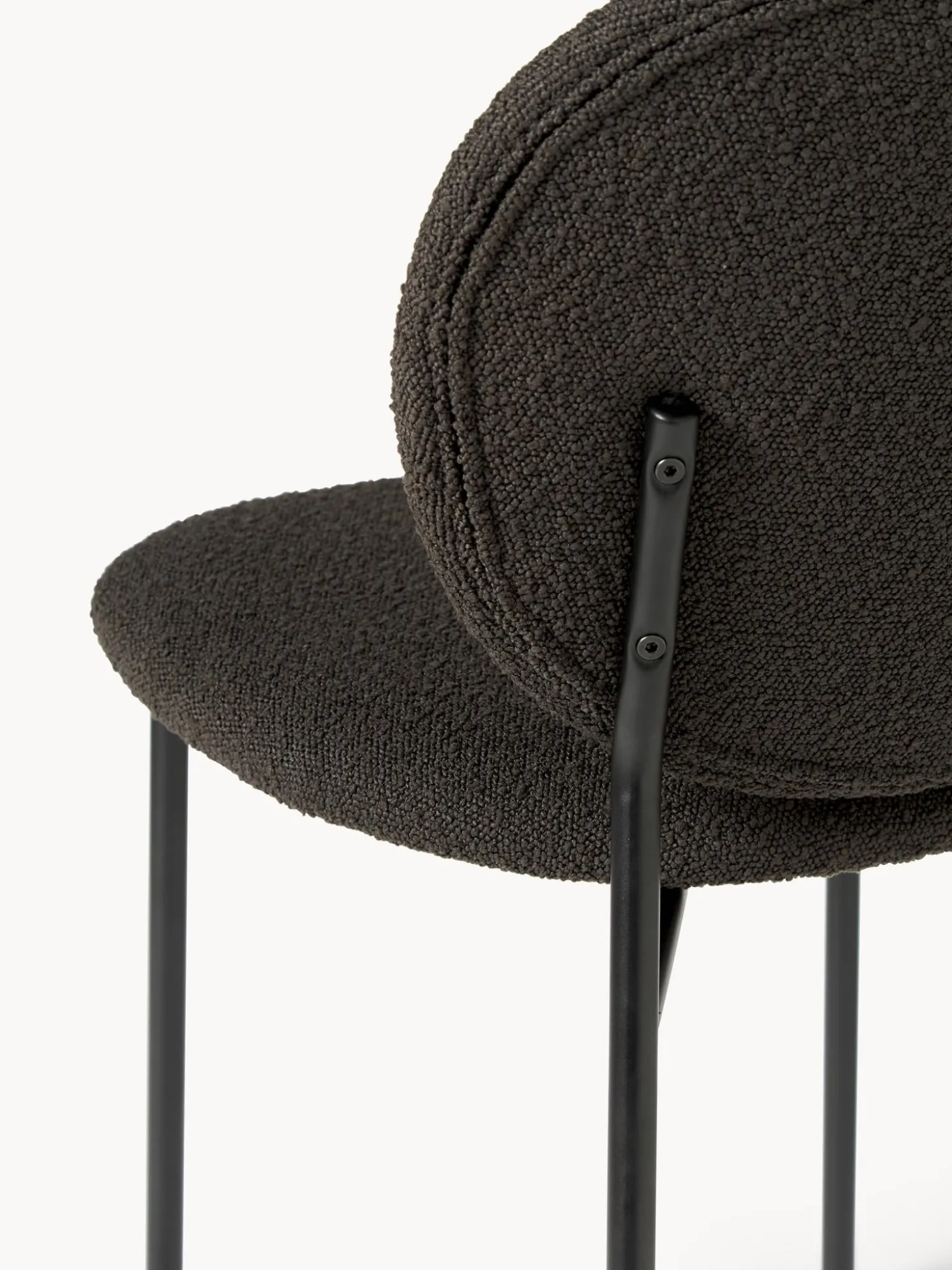 Sedia Imbottita In Boucle Ulrica 2 Pz