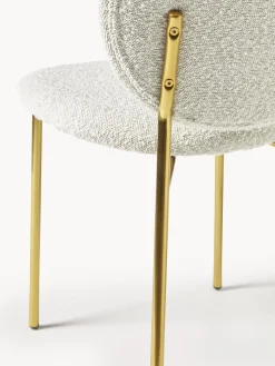 Sedia Imbottita In Boucle Ulrica 2 Pz