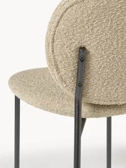 Sedia Imbottita In Boucle Ulrica 2 Pz