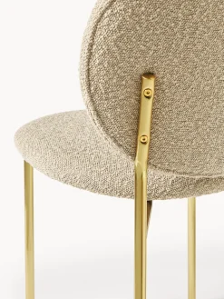 Sedia Imbottita In Boucle Ulrica 2 Pz