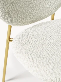 Sedia Imbottita In Boucle Ulrica 2 Pz