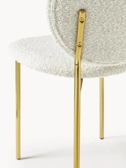 Sedia Imbottita In Boucle Ulrica 2 Pz