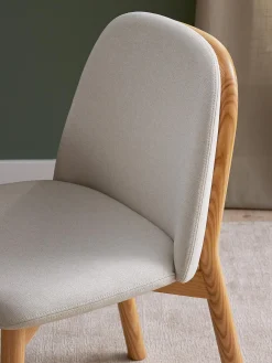 Sedia Imbottita In Legno Di Frassino Julie