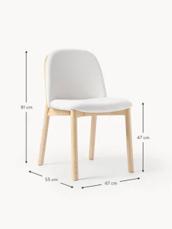 Sedia Imbottita In Legno Di Frassino Julie