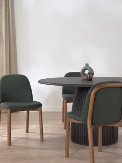 Sedia Imbottita In Legno Di Frassino Julie