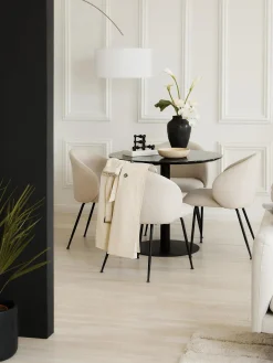 Sedia Imbottita In Tessuto Luisa 2 Pz