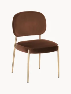 Sedia Imbottita In Velluto Viggo