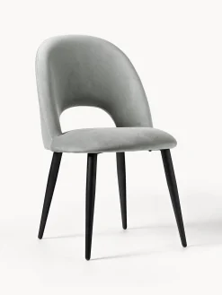 Sedia Imbottita In Velluto Rachel