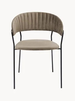 Sedia Imbottita In Velluto Belle 2 Pz