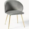 Sedia Imbottita In Velluto Luisa 2 Pz