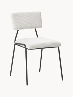 Sedia Imbottita In Velluto A Coste Mats 2 Pz