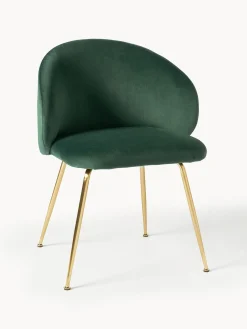 Sedia Imbottita In Velluto Luisa 2 Pz