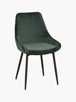 Sedia Imbottita In Velluto Sierra 2 Pz