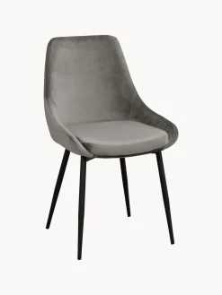 Sedia Imbottita In Velluto Sierra 2 Pz