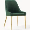 Sedia Imbottita In Velluto Ava