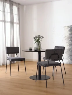 Sedia Imbottita In Velluto A Coste Mats 2 Pz