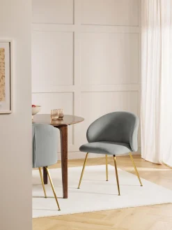 Sedia Imbottita In Velluto Luisa 2 Pz