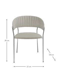 Sedia Imbottita In Velluto Belle 2 Pz